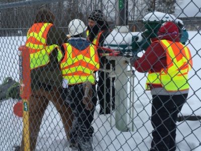 Four Catholic Workers shut off valves at Enbridge Energy Line 3 and 4 in northern Minnesota on Monday.