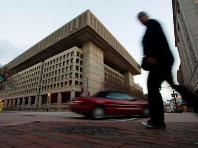 The J. Edgar Hoover FBI Building in Washington, D.C.