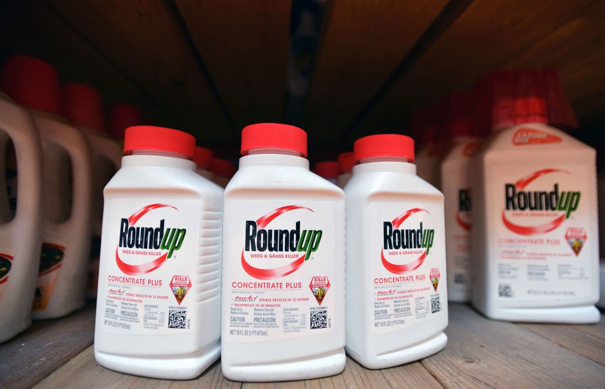 Roundup products for sale at a Home Depot store in San Rafael, California