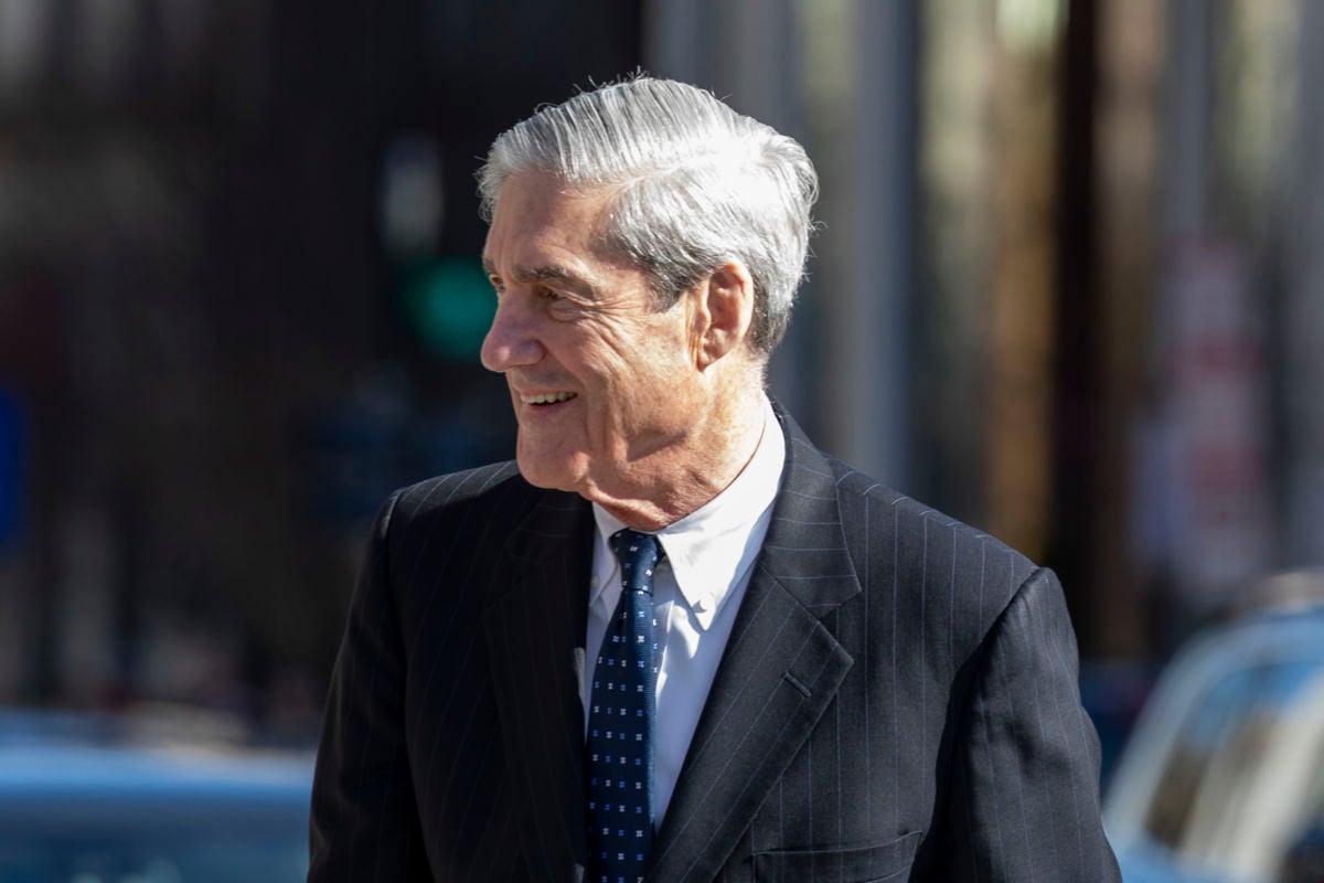 Special Counsel Robert Mueller walks after attending church on March 24, 2019, in Washington, D.C.