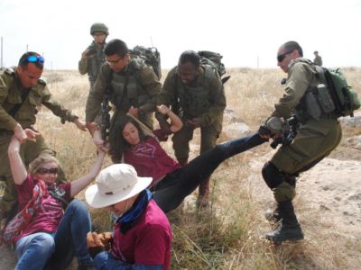 Activists were arrested by the Israel Defense Forces on May 3, 2019.