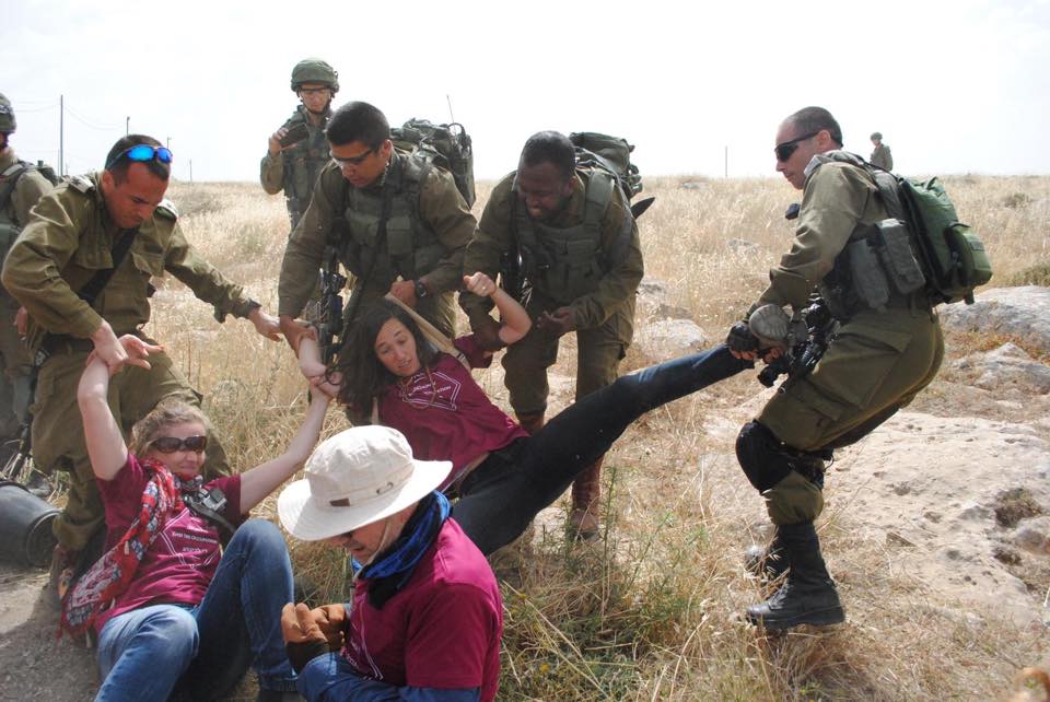 Activists were arrested by the Israel Defense Forces on May 3, 2019.