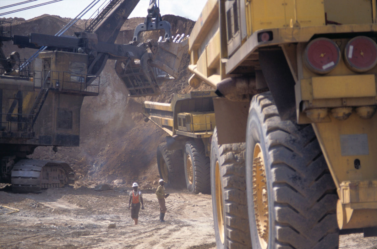 A copper mine in Zambia.