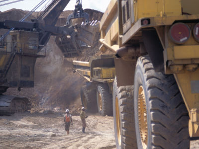 A copper mine in Zambia.