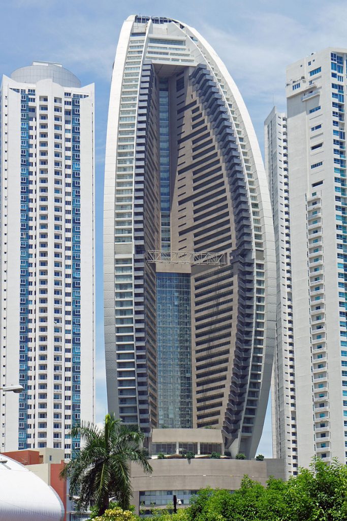 The former Trump Ocean Club International Hotel and Tower (center) was rebranded in 2018.