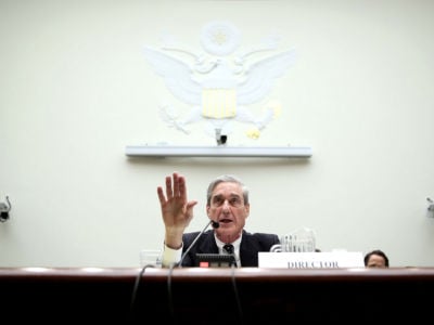 Robert Mueller testifies during a hearing before the House Judiciary Committee June 13, 2013, on Capitol Hill in Washington, D.C.