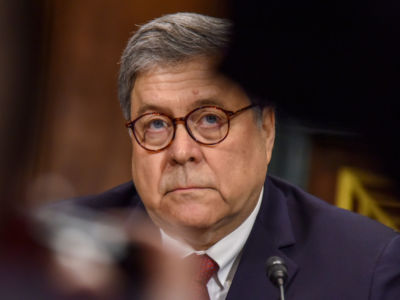 Attorney General William Barr testifies before the Senate Judiciary Committee at the Dirksen Building on May 1, 2019, in Washington, D.C.