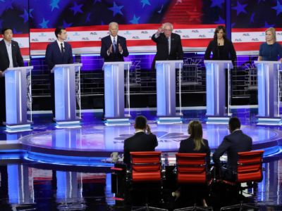 Predictably, the establishment press swooped in after the Democratic debate and pooped all over the roof.