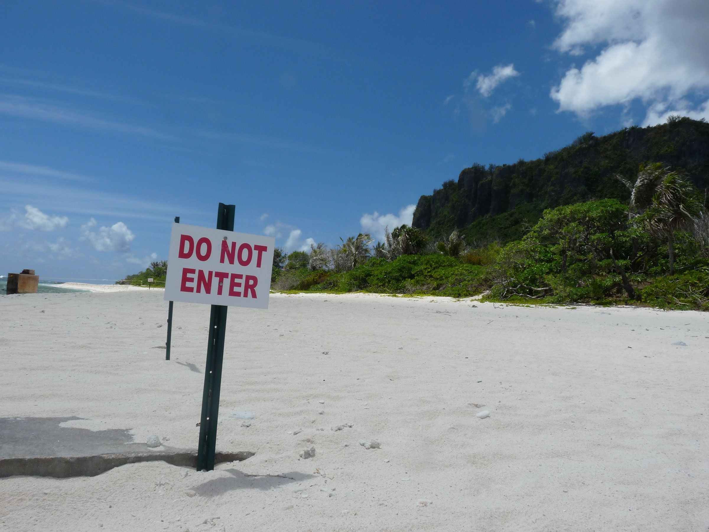 U.S. military installations restrict access to not only some of the best beaches on Guam, but also fragile ecosystems and culturally important sites.