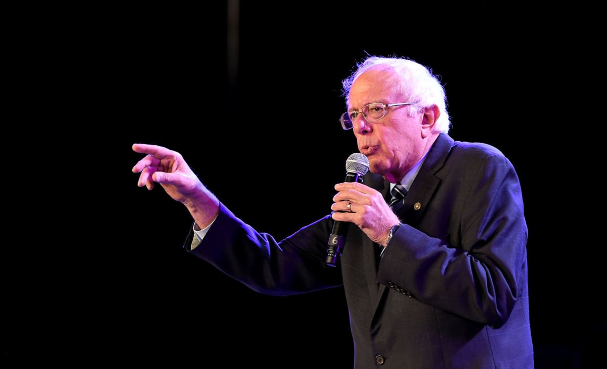 Sen. Bernie Sanders speaks onstage during the 2019 Young Leaders Conference - 2020 Presidential Candidates Forum at Georgia International Convention Center on August 17, 2019, in College Park, Georgia.