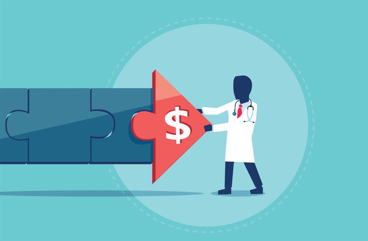 Investors buy up many large physician-staffing companies and drive up profits by staying out of insurance networks.