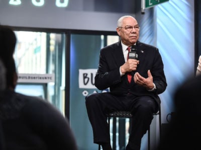 Gen. Colin Powell attends the Build Series at Build Studio on April 17, 2017, in New York City.