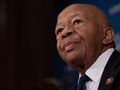 Rep. Elijah Cummings, chairman of the House Committee on Oversight and Government Reform, speaks at a National Press Club Headliners luncheon in Washington, D.C., on August 7, 2019.