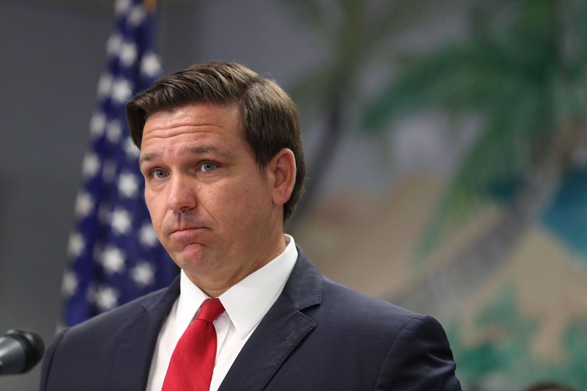 Florida Gov. Ron DeSantis first lied, then tried to downplay his relationship to the two men who gave $50,000 to his campaign.