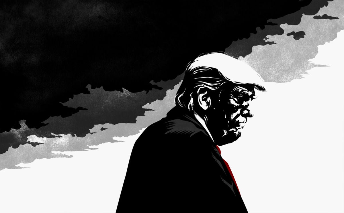 Storm clouds approaching Donald Trump