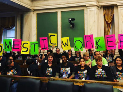 Workers with the Pennsylvania Domestic Workers Alliance have been organizing for the Domestic Workers Bill of Rights for more than a year. Last week, the bill was unanimously approved by Philadelphia City Council.