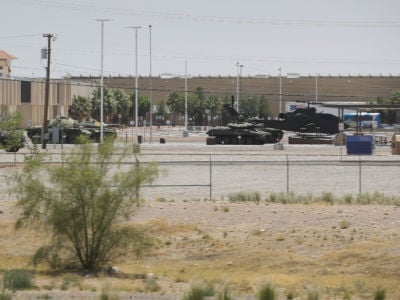 This base in Fort Bliss, Texas, pictured in this June 25, 2018 photo, is located on or near at least 80 sites regulated under a federal program for hazardous waste.