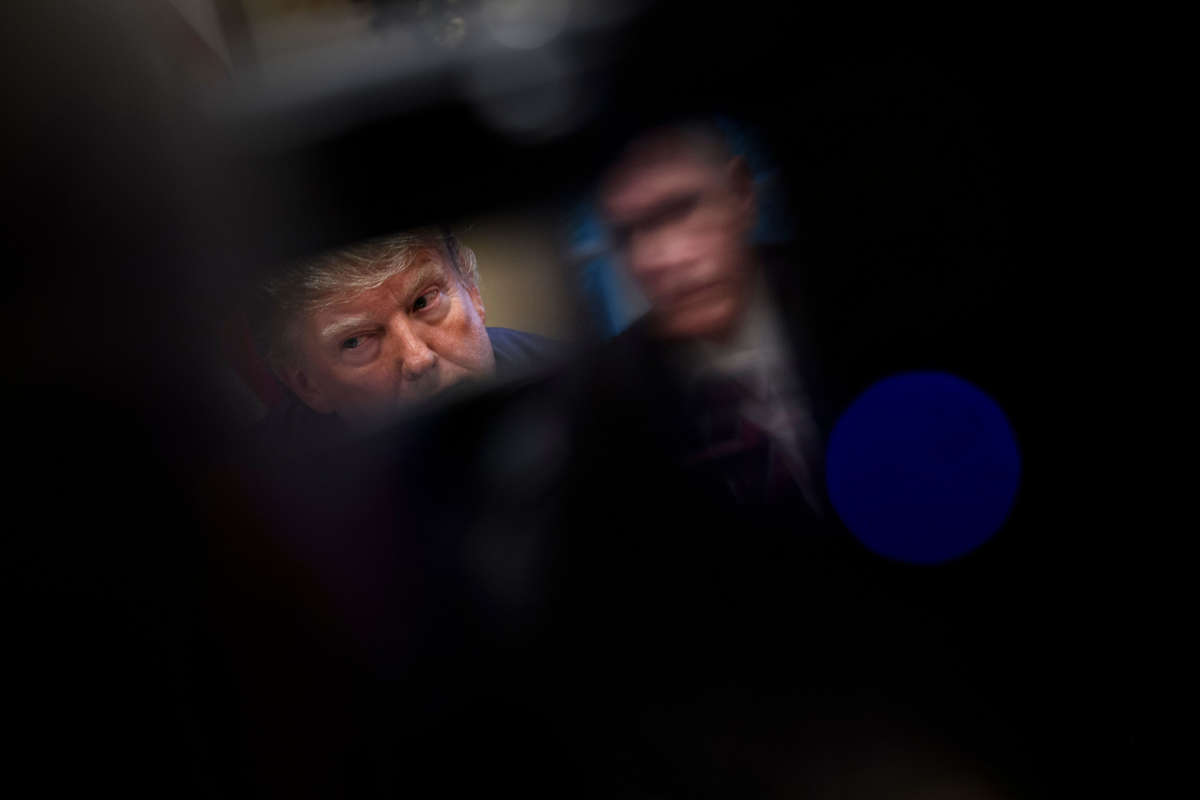 President Trump participates in a roundtable at the White House on December 9, 2019, in Washington, D.C.