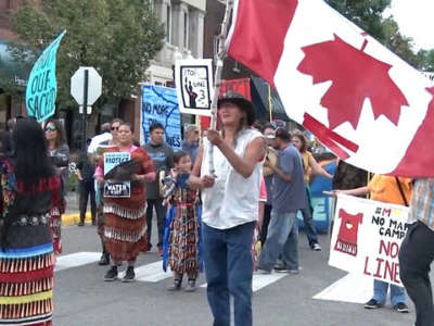 Indigenous Youth, Elders Protest Canada’s Support of Tar Sands Projects at COP25