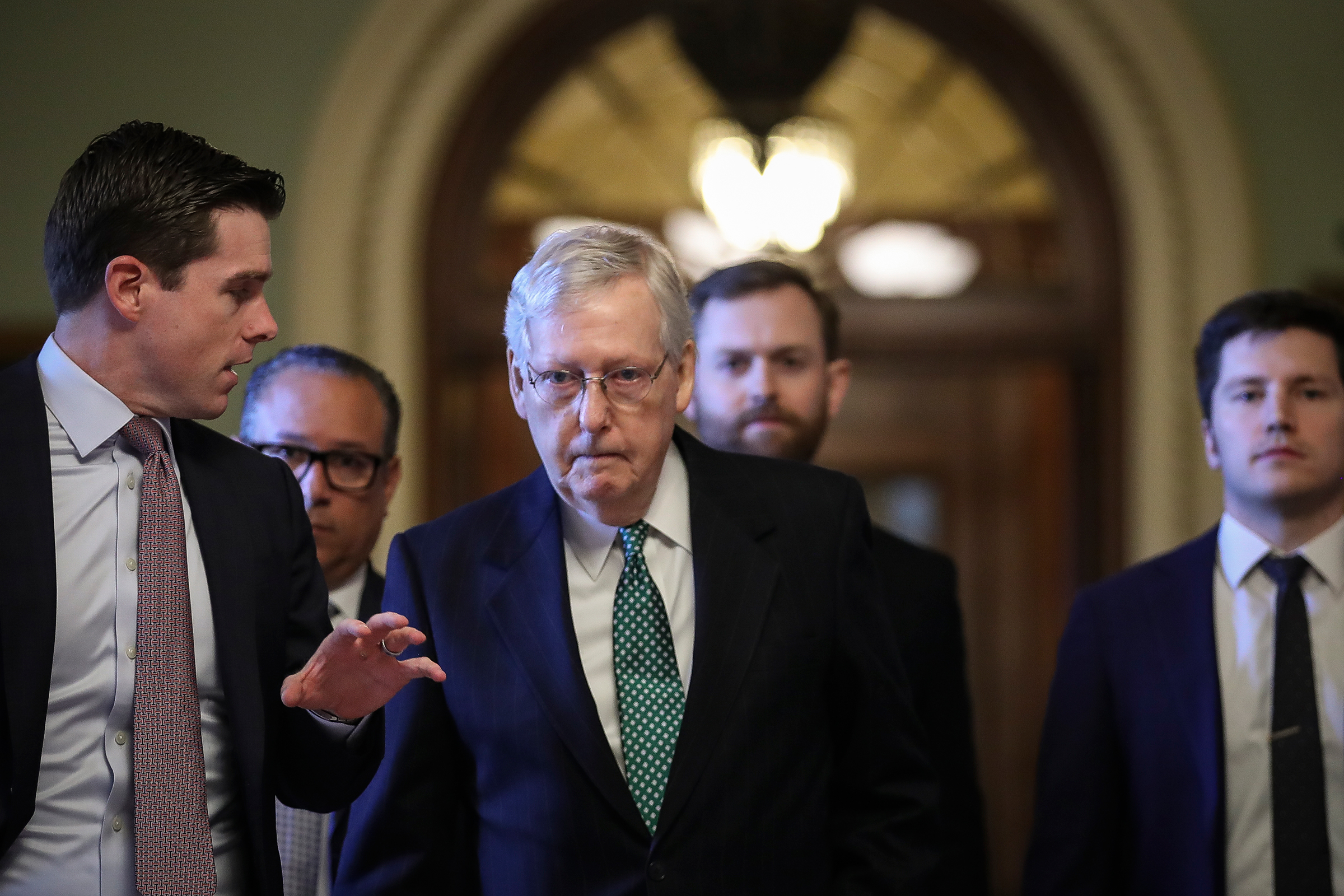 McConnell Backs Resolution to Change Senate Rules and Dismiss Trump ...