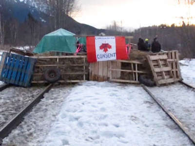 The Wet’suwet’en Fight Against New Pipeline Spreads Across Canada