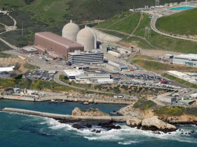 Aerial view of the Diablo Canyon Nuclear Power Plant which sits on the edge of the Pacific Ocean at Avila Beach in San Luis Obispo County, California, on March 17, 2011.
