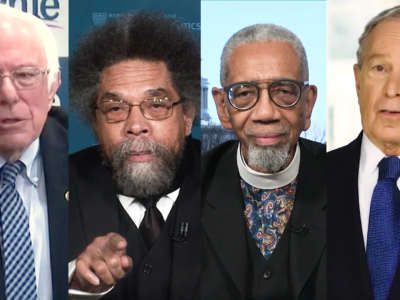 Cornel West and Former Black Panther Bobby Rush Debate: Sanders Versus Bloomberg