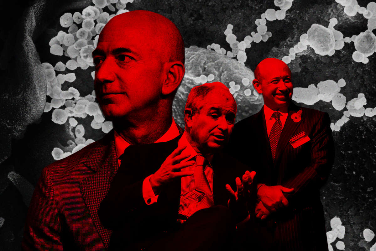 Jeff Bezos, Stephen Schwarzman and Lloyd Blankfein are among the billionaires continuing to thrive in a time of pandemic.