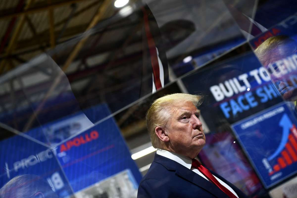 Donald Trump at Ford Rawsonville Plant in Ypsilanti, Michigan