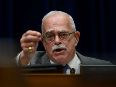 Rep. Gerry Connolly asks questions during a hearing concerning government preparedness and response to the coronavirus in the Rayburn House Office Building on Capitol Hill, March 11, 2020, in Washington, D.C.