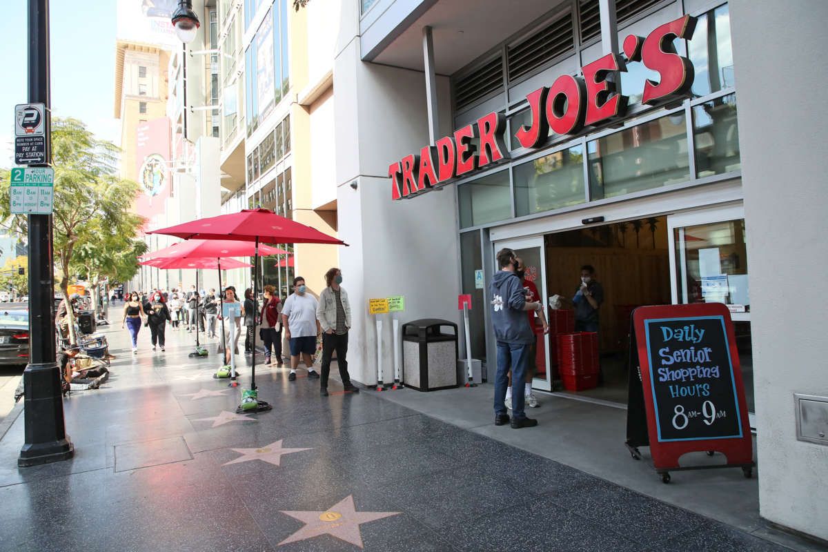 The exterior of a Trader Joe's