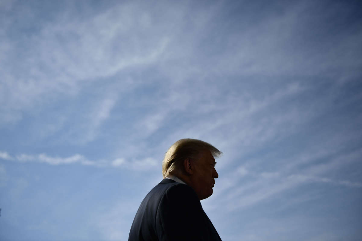 President Trump speaks to the media on the South Lawn of the White House on June 23, 2020, in Washington, D.C.