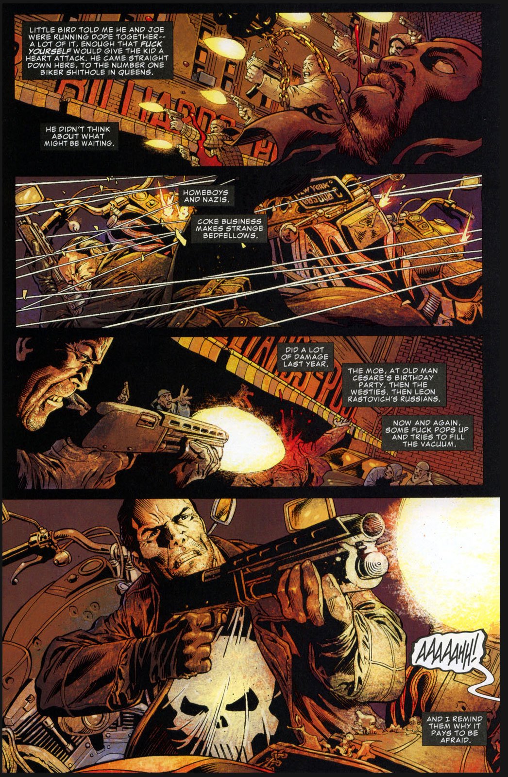 Marvel's the Punisher Lays the Beatdown on Cops Who Use His Skull, punisher  