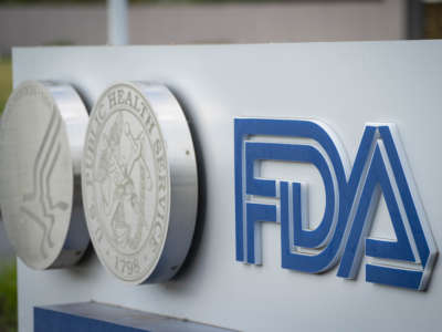 the exterior sign for the fda