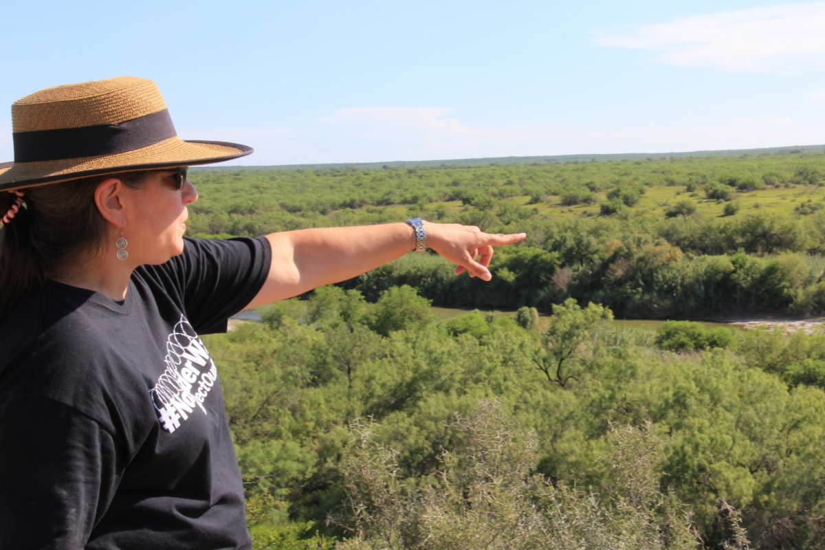 Melissa Cigarroa on her ranch in Zapata County, Texas, on August 16, 2020.