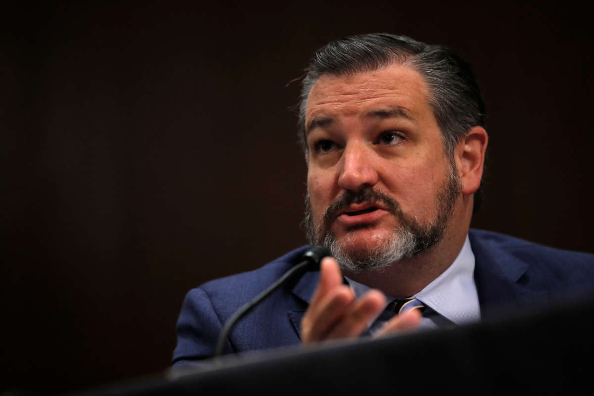 Sen. Ted Cruz speaks at a hearing of the Judiciary Committee on June 11, 2020, in Washington, D.C.