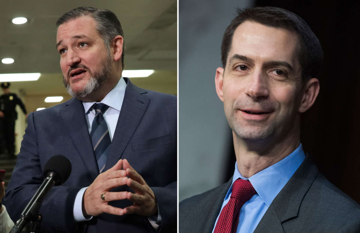 Sens. Ted Cruz and Tom Cotton were part of President Trump's revamped list of potential Supreme Court justices.