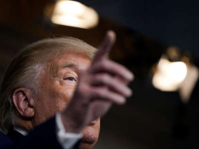 President Trump speaks during a news conference the White House on September 4, 2020, in Washington, D.C.