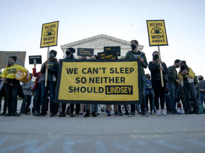 People march against lindsay graham