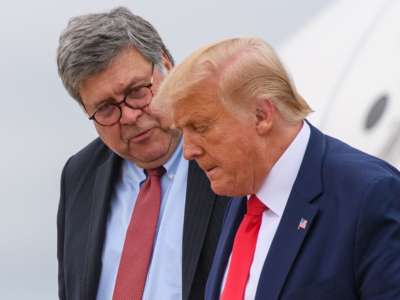 Donald Trump and Bill Barr