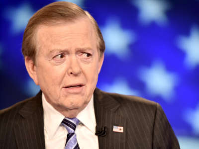 Lou Dobbs hosts "Lou Dobbs Tonight" at Fox Business Network Studios on December 13, 2018, in New York City.