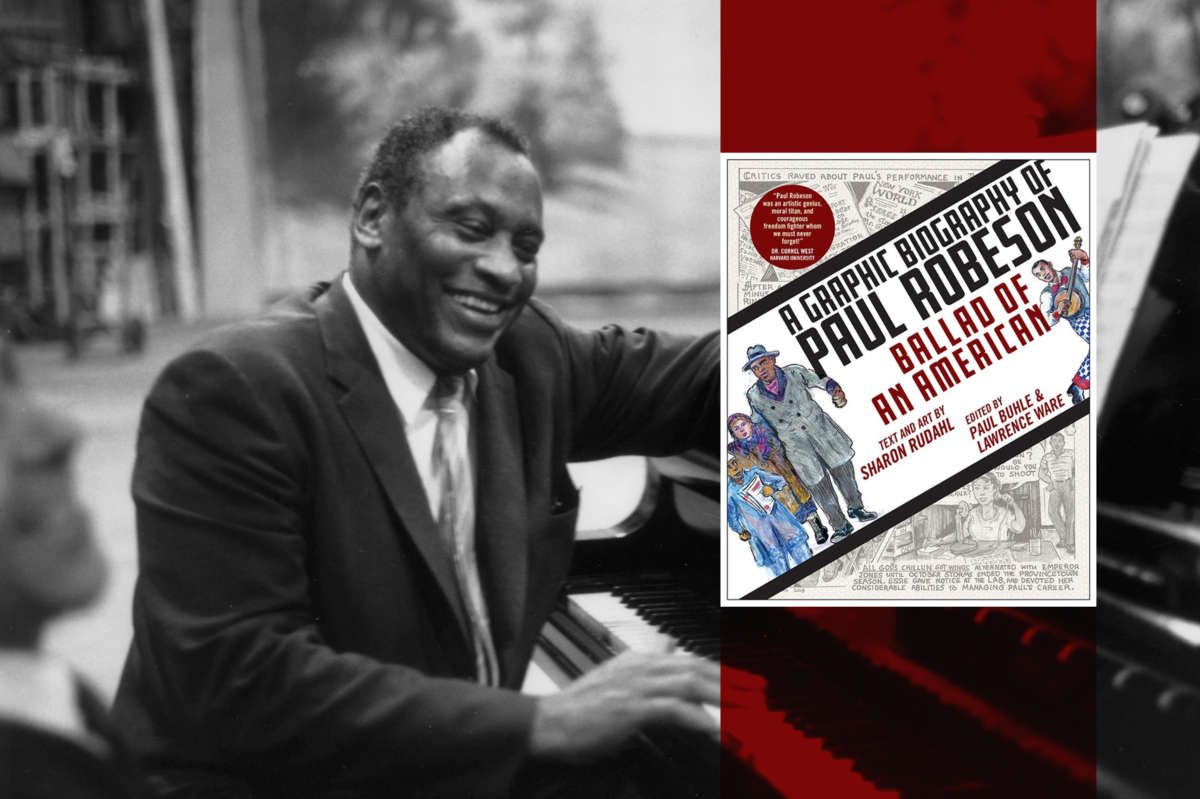 American singer, acclaimed actor of stage and screen, political activist and civil rights campaigner Paul Robeson rehearses at the piano on July 22, 1958.