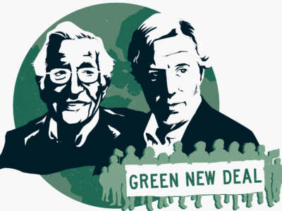 The world needs a Green New Deal to help it transition out of a fossil fuel economy, say Robert Pollin and Noam Chomsky.