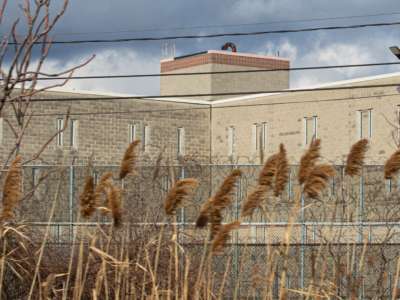 An external view of the Northern State Prison in Newark, New Jersey, is seen on January 18, 2021.