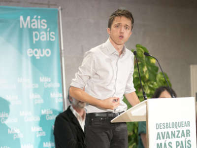 Íñigo Errejón speaks passionately