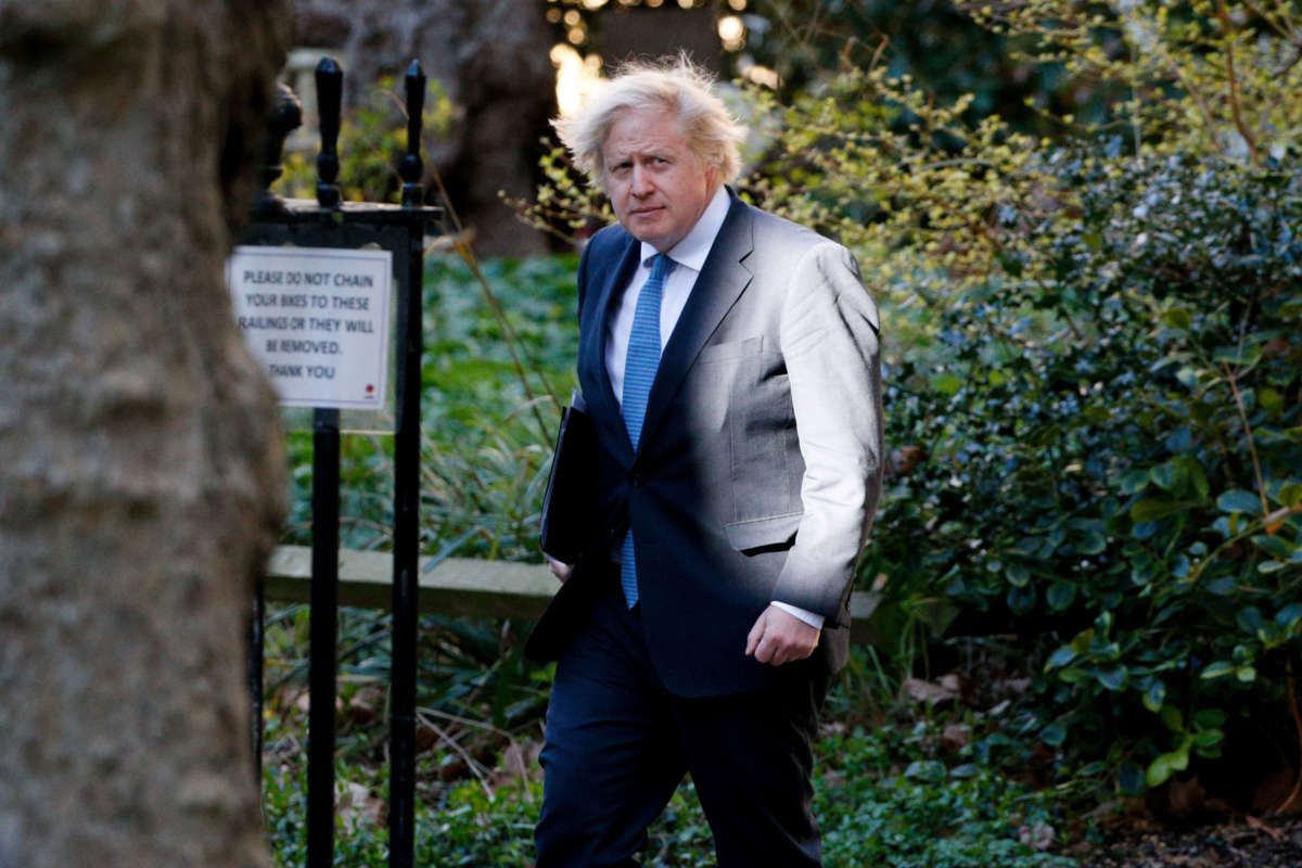 British Prime Minister Boris Johnson