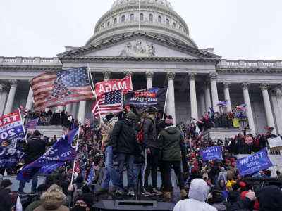 Trump supporters storm the U.S. Capitol on January 6, 2021, in Washington, D.C.