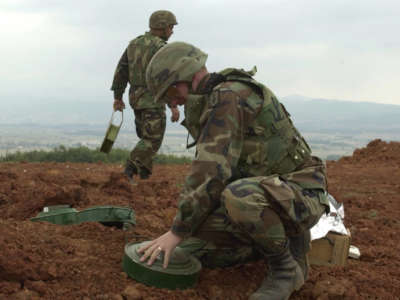Biden Administration Slammed for Claiming Landmines Are a Vital Tool