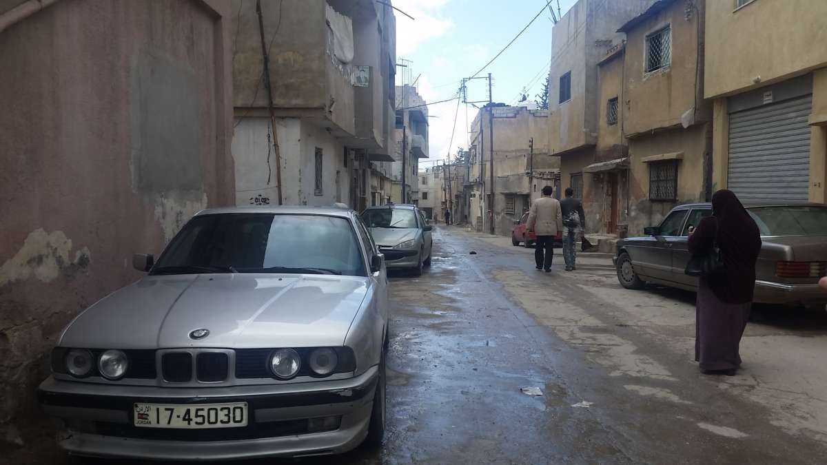 A street in the Zaatari refugee camp, circa 2016.