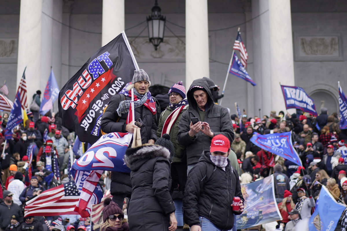 Pro-Trump protests.